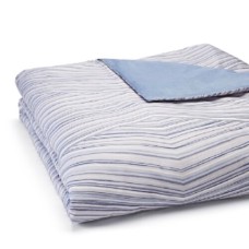 Oake Obsidian Duvet Cover, King, Blue
