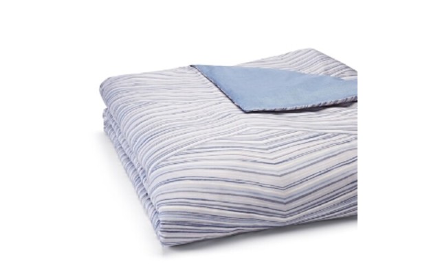  Obsidian Duvet Cover, King, Blue