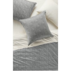 Oake Printed Ethicot Euro Shams Charcoal European Sham, Gray, 26″ X 26″