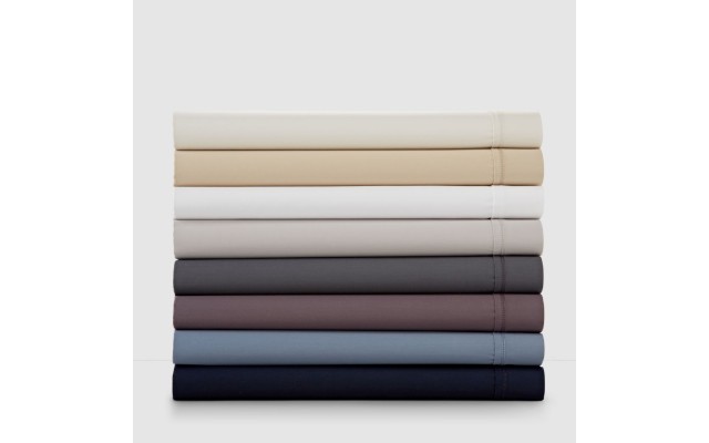  Solid Sheet Set, Twin, Beige