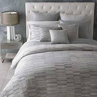 Oake Treviso Linen Brushstroke Duvet Cover, Twin