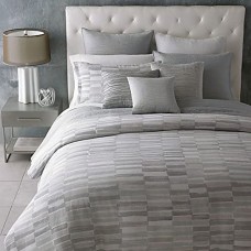 Oake Treviso Linen Brushstroke Duvet Cover, Twin