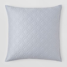 Oake Vitoria Quilted Euro Sham, Blue, 26x26