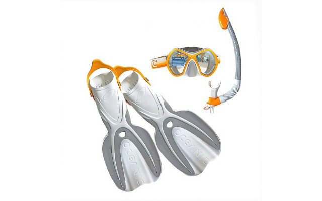  Adult Snorkeling Set with Mesh Bag Size Small/Medium