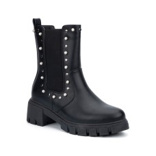 Olivia Miller Women’s Samantha Studded Ankle Chelsea Boots, Black, 10M