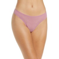 On Gossamer Women’s Hip-G Mesh Thongs, Pink, Medium / Large