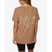 O’Neill Juniors’ Keep Chill Cotton T-Shirt, Khaki/XS