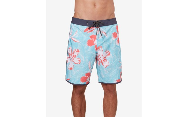 O’Neill Mens Fluoro Board Shorts, Blue, 30