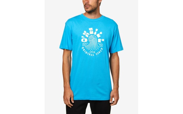 O’Neill Men’s Funk Waves T-Shirt, Blue, Medium