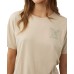 O’Neill Transcend Oversized Short Sleeve Tee, Stone, XL