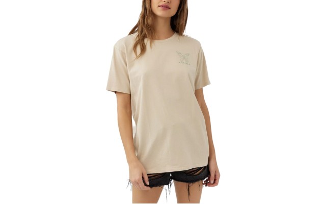 O’Neill Transcend Oversized Short Sleeve Tee, Stone, XL