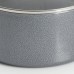  Pallermo Aluminum 1.5 Quart Sauce Pan with Glass Lid in Gray