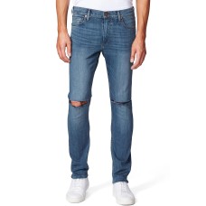 Paige Mens Lennox Ripped Slim Fit Jeans, 34 Reg