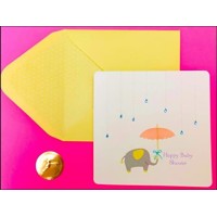 PAPER REBEL Baby Card, 1 EA