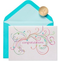 Papyrus  American Greetings Beautiful Congratulations Card, 1 Each