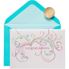 Papyrus  American Greetings Beautiful Congratulations Card, 1 Each