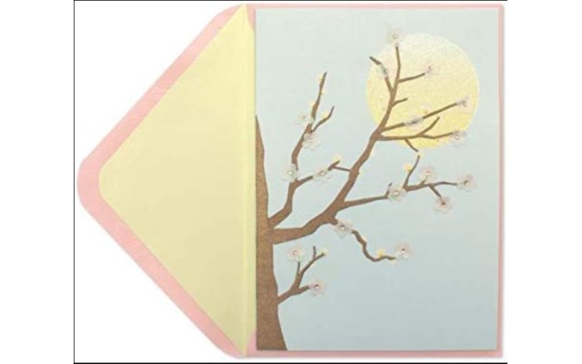  Cherry Blossom Blank Card