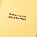  Everyday Card, 1 EA,Yellow, 6.3 x 4.7 x 0.3