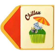 PAPYRUS Everyday Card, 1 EA,Yellow, 6.3 x 4.7 x 0.3