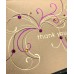  Gemmed Thank You Card by  (Blank Inside), Gold, 7.25 x 5.25 x 0.1