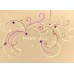  Gemmed Thank You Card by  (Blank Inside), Gold, 7.25 x 5.25 x 0.1
