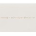  Sympathy Card (Thinking Of You), 1 Each