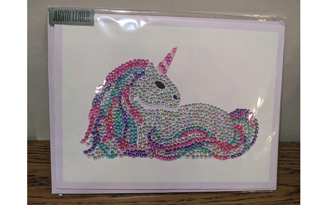  Thinking Of You Card, 1 Each, Unicorn