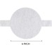 Parchment Paper Rounds with Lift Tabs (White, 6 In, 100-Pack)