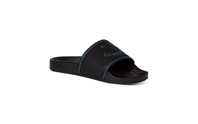 Paul Smith Men’s Summit Face Slide Sandal Shoes, Black, L