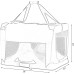  Soft-Sided Mesh Foldable Pet Travel Carrier, Pet Bag for Dogs and Cats, Large