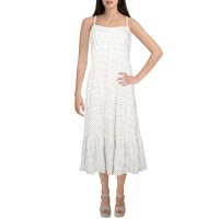 Peony Aftersun Printed Cover-Up Dress, Beige, 6
