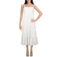 Peony Aftersun Printed Cover-Up Dress, Beige, 6