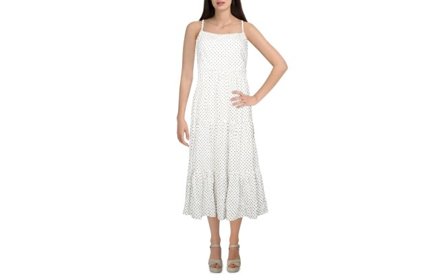  Aftersun Printed Cover-Up Dress, Beige, 6