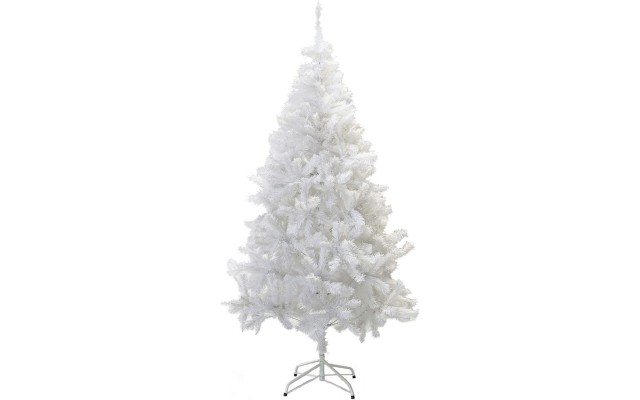  8-Ft Canadian Pine PVC Unlit Crystal White Artificial Christmas Tree