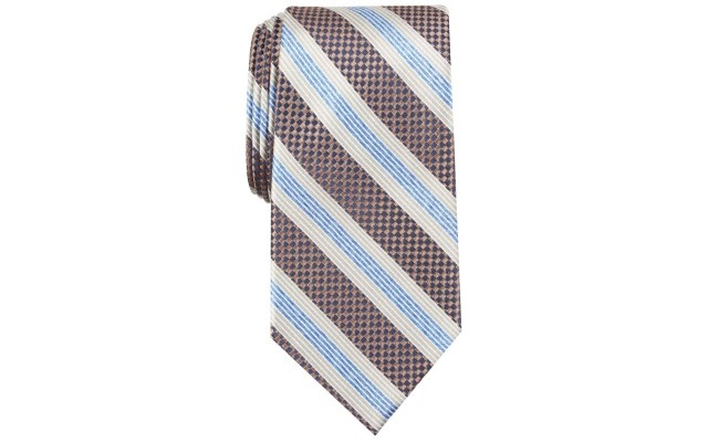  Men’s Nairn Stripe Silk Ties, Orange