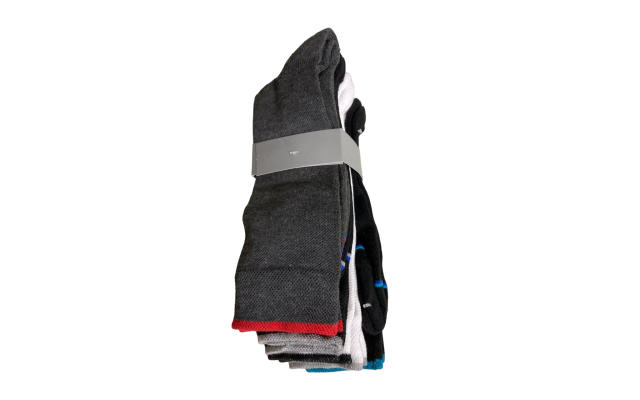 Portfolio Mens 6-Pack Solid Socks