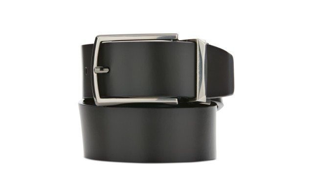  Portfolio Men’s Diamond Buckle Belt, Grey, 34