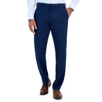 Perry Ellis Portfolio Mens Modern Fit Suit Dress Pants, Estate Blue, 32 x 30