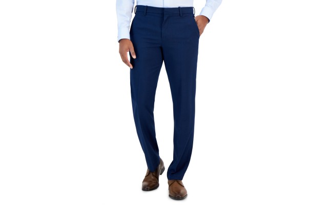  Portfolio Mens Modern Fit Suit Dress Pants, Estate Blue, 32 x 30