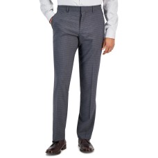 Perry Ellis Portfolio Men’s Modern-Fit Stretch Resolution Dress Pants, Charcoal, 32×30
