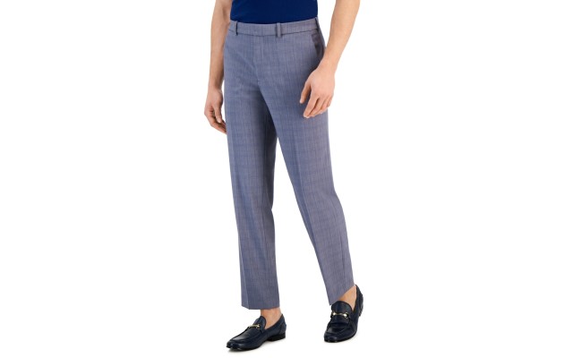  Portfolio Men’s Modern-Fit Stretch Resolution Dress Pants, Grey, 30×30