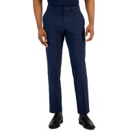 Perry Ellis Portfolio Men’s Modern-Fit Stretch Resolution Dress Pants, Navy,30×30