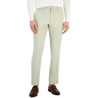Perry Ellis Portfolio Men’s Slim-Fit Stretch Pants, Beige, 33×32