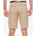  Men’s Big and Tall Flat-Front Shorts, Khaki, 52