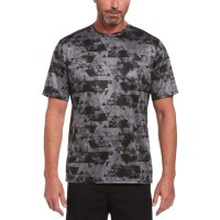 Pga Tour Men's Camo-Print T-Shirts, Black, Small