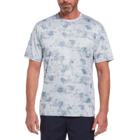 Pga Tour Men's Camo-Print T-Shirts, Gray, Large