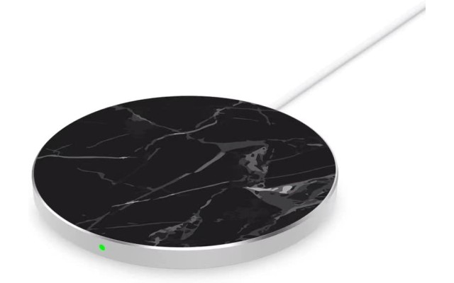 Phunkee Tree Cotton Candy Marble Charging Pad, Black, 3.9″ x 0.3″