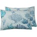  Lightweight Reversible Microfiber Quilt Bedding Set, 2 Piece, Full/Queen, Seascape Ocean