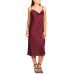 Pink Rose Womens Juniors’ Cowl-Neck Cami Dress, Wine/L