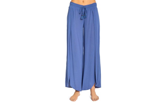  Gauze Pajama Pants, Navy, Small